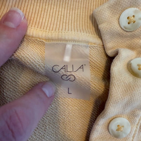 CALIA by Carrie Underwood Baby Yellow Lounge Set - Picture 3 of 4